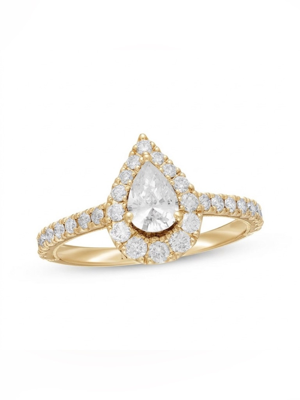 Neil Lane 14k 1ct Pear Ring